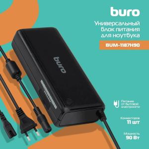 Адаптер питания универсальный Buro BUM-1187H90 ручной 90W 12V-20V 11-connectors от бытовой электросе