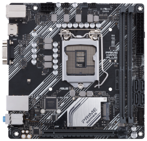 Материнская плата Asus PRIME H410I-PLUS/CSM S1200 mini-ITX 2xDDR4 PCIEx16 M.2 VGA HDMI GLAN