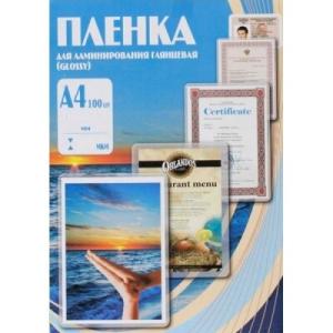 Пленка A6 100мкм 100л 111х154 для ламинатора Office Kit