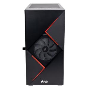 Корпус Hiper CYCLOPS BR черный без БП ATX 