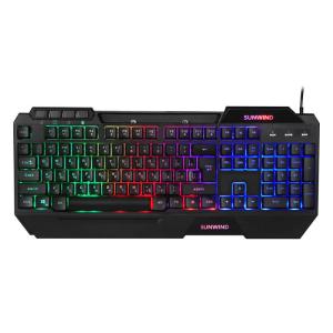 Клавиатура SunWind SW-K515G черный USB 