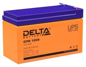 Аккумулятор 12V/9Ah, Delta DTM 1209 12В 9Ач 