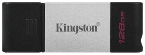 Флешка USB 128Гб Kingston DT80/128GB USB3.0 черный Type-c