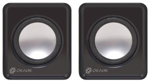 Колонки Oklick OK-331 2.0 черный 6Вт