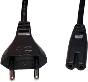 Кабель питания ноутбук-розетка 0,5м. Gembird PC-184-VDE-0.5М