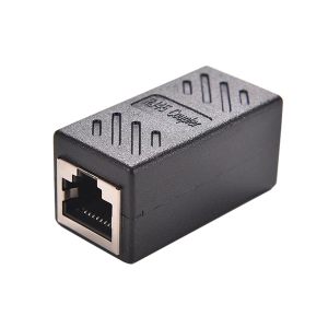 Адаптер для соединения двух патч-кордов RJ-45, 8P8C с коннекторами экранированный
