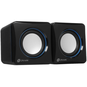 Колонки Oklick OK-330 2.0 черный 6Вт 440403