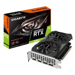 Видеокарта Gigabyte GeForce RTX 3050 WINDFORCE OC V2 6G GV-N3050WF2OCV2-6GD PCIe 4.0 6 ГБ GDDR6, 96