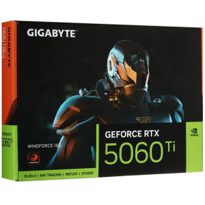 Видеокарта GIGABYTE GeForce RTX 5060 Ti WINDFORCE [GV-N506TWF2-16GD]