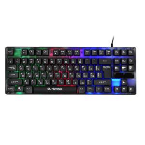 Клавиатура SunWind SW-K500G черный USB