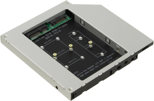 Салазки в отсек Espada MS12 (optibay, hdd caddy) mSATA SSD to miniSATA 12,7мм для подключения SSD к 