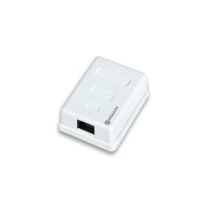 Розетка компьютерная настенная RJ-45 (8P8C) 5 кат. PCB-type UTP 1 порт 110 IDC [KR-WOC5-PCB-U1]