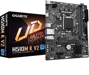 Материнская плата Gigabyte H510M K V2 Soc-1200 Intel H470 2xDDR4 mATX AC`97 8ch(7.1) GbLAN+HDMI