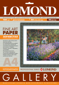 Бумага А4 180г 10л зернистая ART Grainy, натурально-белая Lomond 0912141