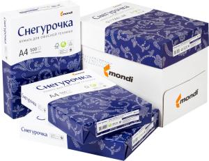 Бумага А4 80гр 500л Снегурочка класс С