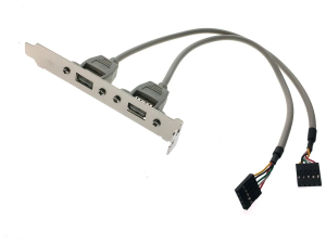 Дополнительный выход на USB 2.0 2 порта  для внутреннего соединения с материнской платой Espada EBRC