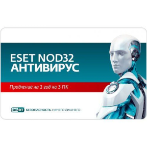 Карта продления ESET NOD32 NOD32-ENA-2012RN(CARD)-1-1  1год 1ПК 