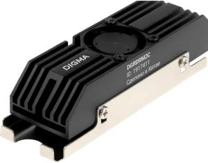 Радиатор для SSD с вентилятором Digma DGRDRM2C 10-20dB metall 38gr Ret