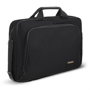 Сумка для ноутбука 15" ExeGate Office F1596 Black, черная, полиэстер, для ноутбуков до 15.6" 