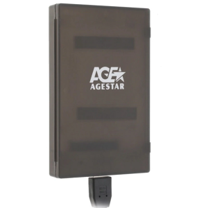 Мобил рек внешний HDD SATA 2,5" USB 3.1 AgeStar 3UBCP1 Black