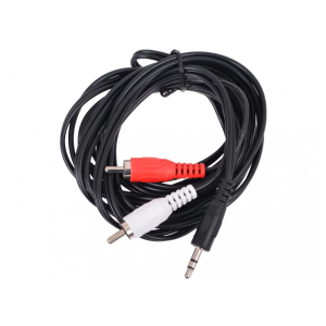 Кабель Audio стерео 3,5mm джек(M) - 2RCA(M) 3m Sparks SN1037