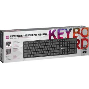 Клавиатура Defender HB-520 Element USB black