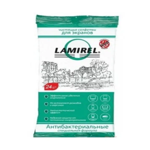 Салфетки влажные чистящие для экрана Lamirel LA-21617 