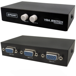 VGA switch 2-портовый (переключатель) Dorewin DW-Vq02
