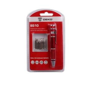 Набор отверточный Deko BS10 10 предметов 065-0696