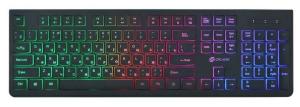 Клавиатура Oklick 440ML черный USB slim LED 1196537