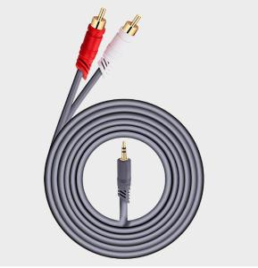 Кабель Audio стерео 3,5mm джек(M) - 2RCA(M) 5м Ningbo