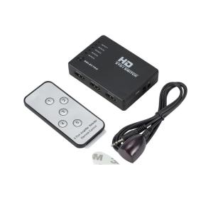 Переключатель HDMI Switch 5in - 1out (с выбором сигнала от пяти устройств) c ПДУ поддержка 4K 60Hz 