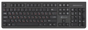 Клавиатура Oklick 505M черный USB slim