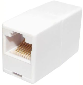 Проходной адаптер RJ45 для соединения двух патч-кордов RJ-45, 8P8C с коннекторами