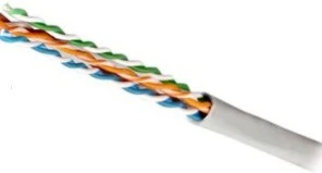Кабель INTERLAN24 U/UTP 5E 4P СCА PVC IN24-U/UTP04-5e,ССA PVC 24AWG, 305m омедненный