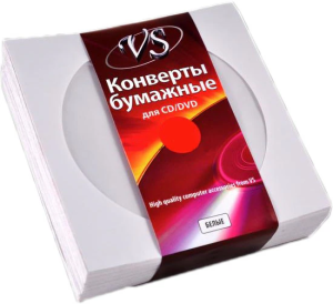 Конверт для CD/DVD Вискоза на два диска 1шт 