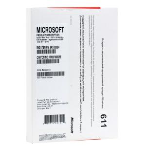 Право на использование Microsoft Windows  7 Pro SP1 32-bit/x64 Russian Legalization DVD 1pk (6PC-000