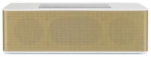 Колонка портативная Microlab 2.0 MD215 черная с белым (7W RMS) Bluetooth, NFC