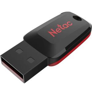 Память флеш 8Гб Netac U197 NT03U197N-008G-20BK USB2.0 черный/красный