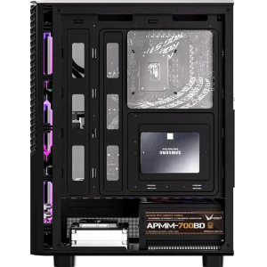 корпус formula mana geometry черный без бп atx 
