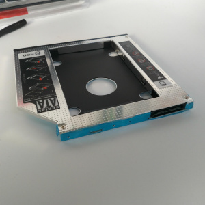 салазки в отсек espada ss90 (optibay, hdd caddy) sata/minisata (slimsata) 9.5мм для подключения hdd/