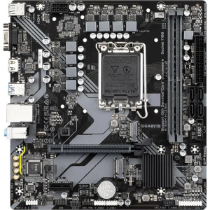 материнская плата gigabyte b760m h ddr4  socket 1700, intel®b760, 2xddr4-3200, d-sub+hdmi, 1xpci-ex1