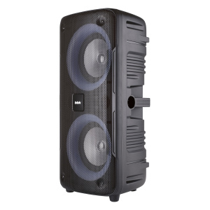 колонка портативная bbk bta802 2.0 черный 50вт