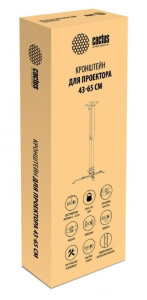 кронштейн cactus cs-vm-pre01-wt белый 