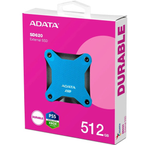 внешний накопитель ssd 512гб a-data sd620-512gcbl usb 3.1 512gb  sd620 2.5" синий