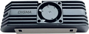 радиатор для ssd с вентилятором digma dgrdrm2c 10-20db metall 38gr ret