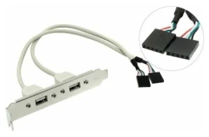 дополнительный выход на usb 2.0 2 порта  для внутреннего соединения с материнской платой espada ebrc