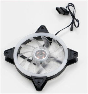 вентилятор с подсветкой digma dfan-frgb3 120x120x25 3-pin 4-pin (molex)23db 135gr led ret