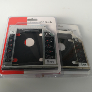 салазки в отсек espada ss90 (optibay, hdd caddy) sata/minisata (slimsata) 9.5мм для подключения hdd/