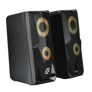колонки oklick ok-127  2.0 черный 6вт